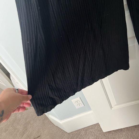 Free People Movement wide leg ribbed pants. XL - Picture 2 of 5